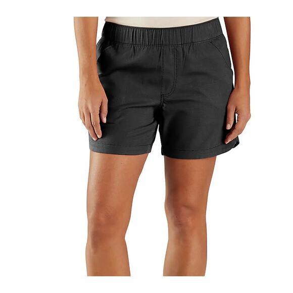 NWT Women's Carhartt BS6199-W Force Ripstop Work Short Size M Black - Picture 1 of 9